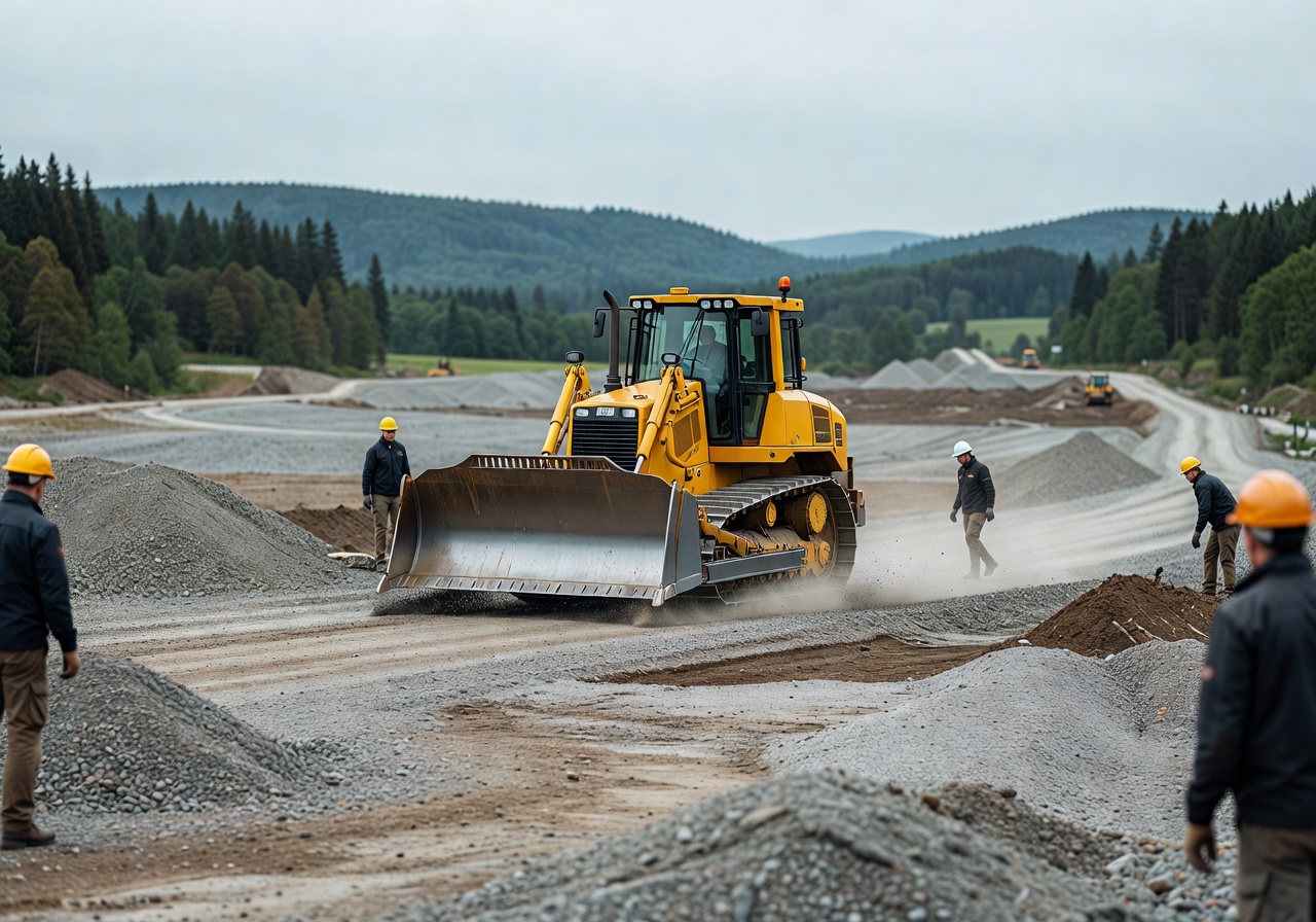 Terrengplanering og veibygging