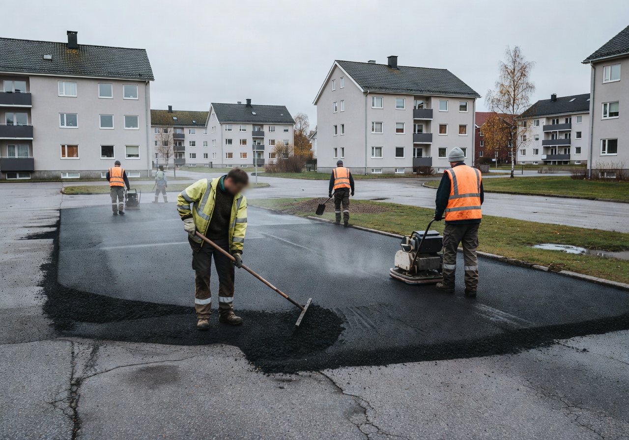 Asfaltlegging for borettslag