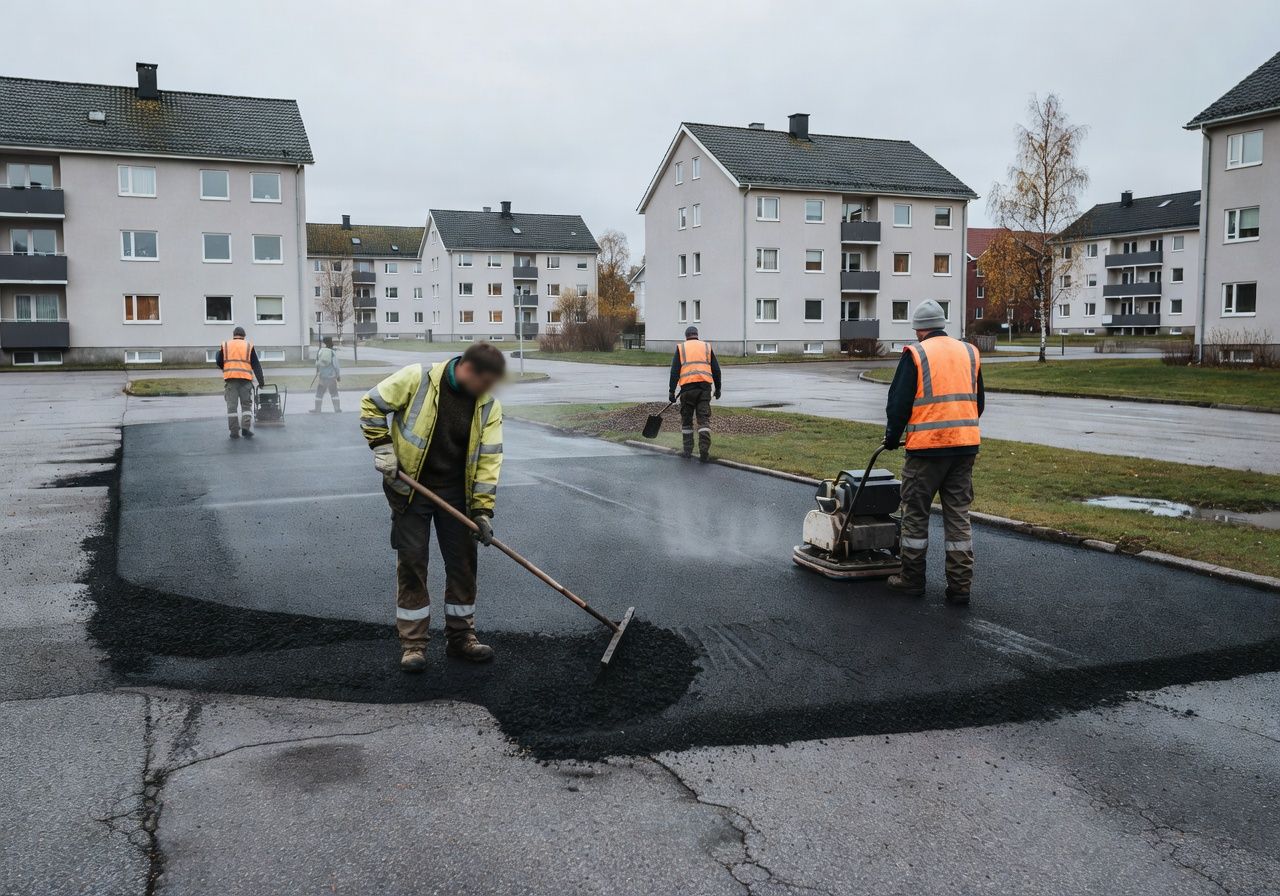 Asfaltlegging for borettslag