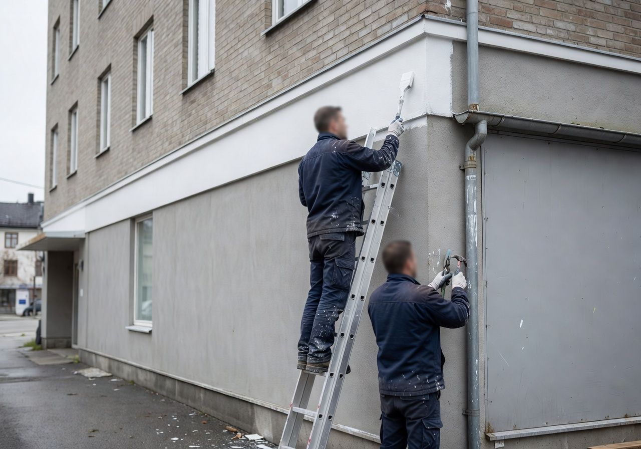 Utvendig vedlikehold av næringsbygg